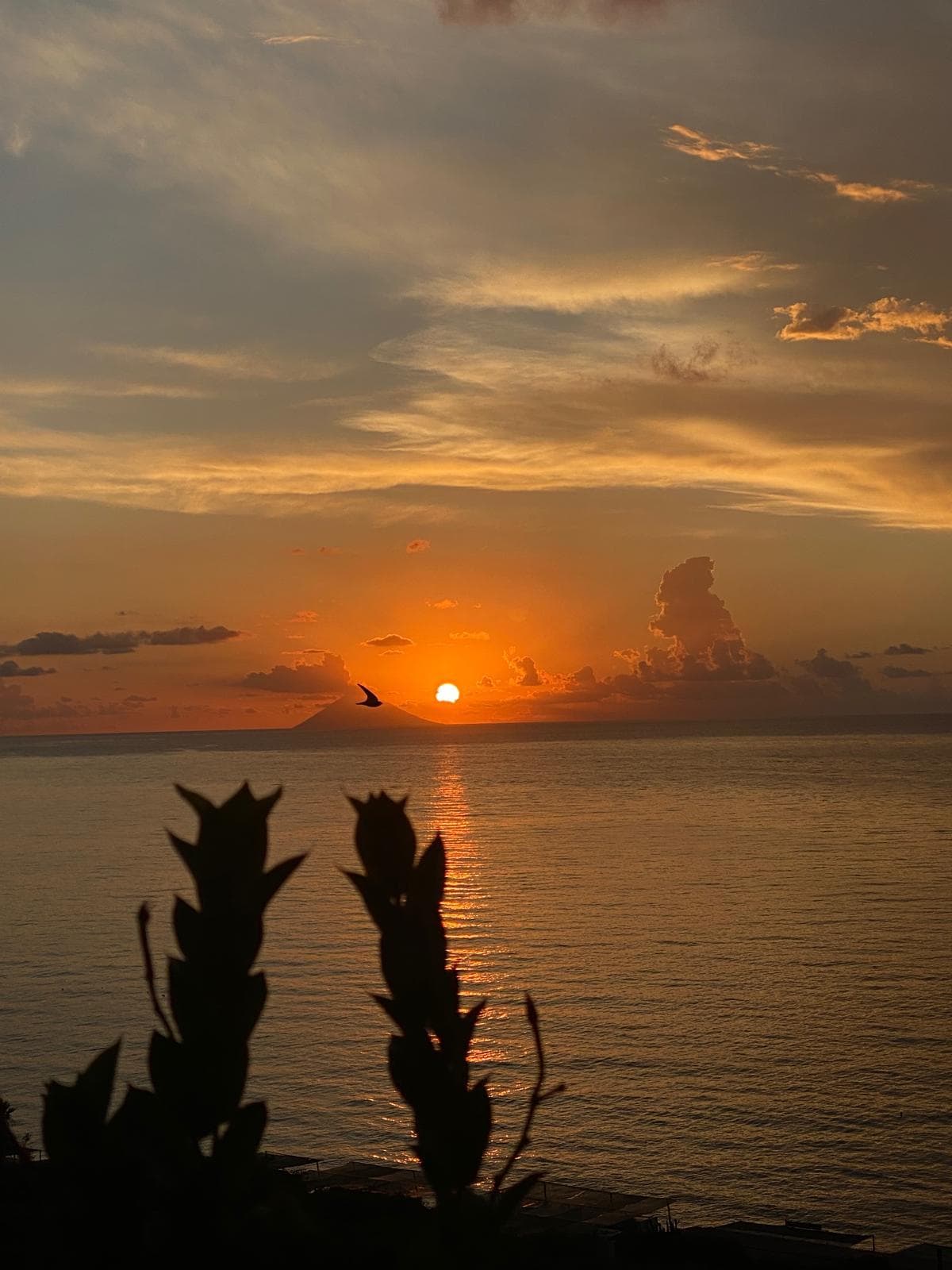 Tramonto sul Tirreno, Tropea